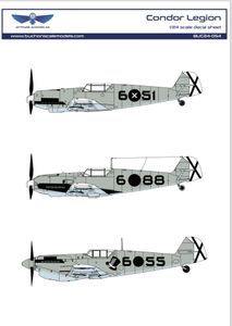 Main Image 1/24 Scale Bf 109 and Buchon «Condor Legion» ...