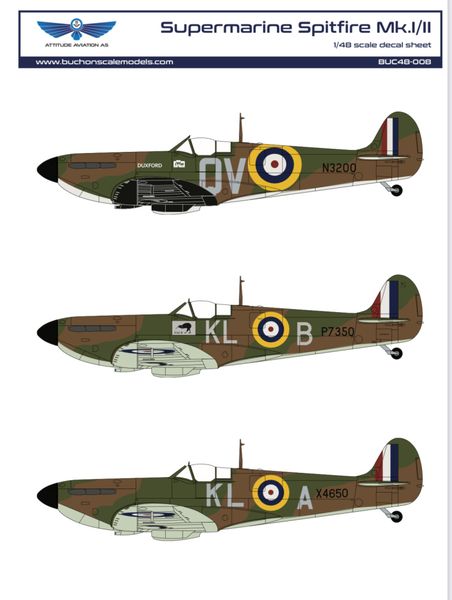 1/48 Scale Spitfire Mk.la 