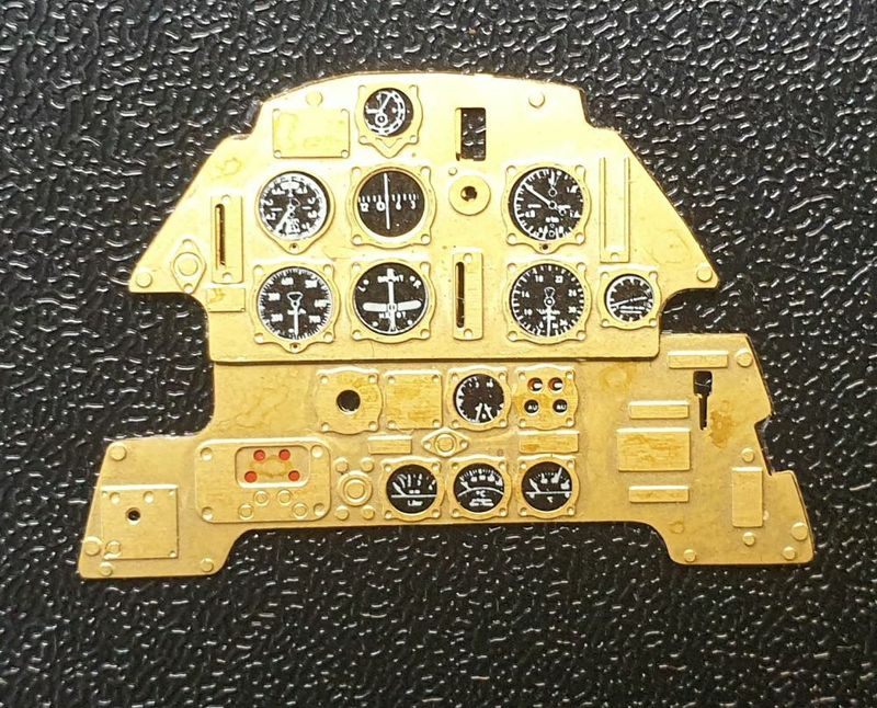 1/24 Scale Messerschmitt Bf 109E Instrument Panel Upgrade