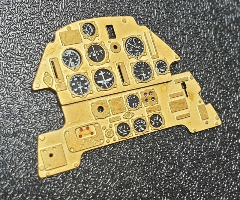 1/24 Scale Messerschmitt Bf 109E Instrument Panel Upgrade